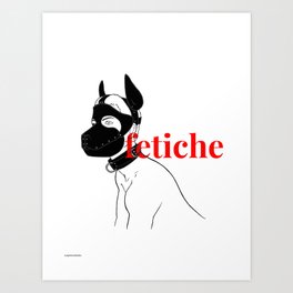 fetiche #2 (white) Art Print