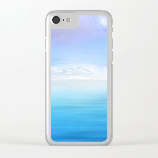 Pastel vibes 44 Clear iPhone Case