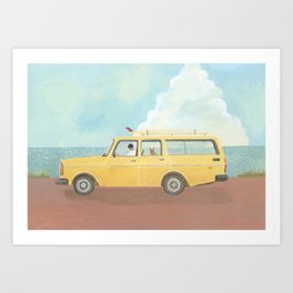 wave report Art Print