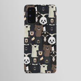 Bears of the world pattern Android Case
