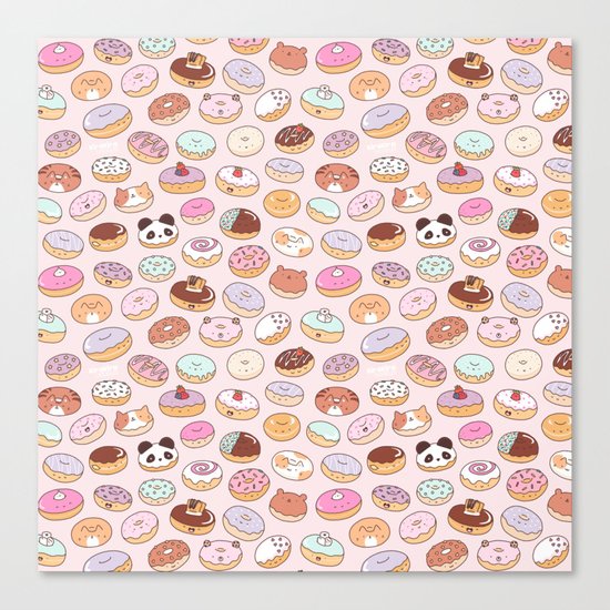 Mmm... Donuts! Canvas Print
