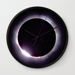 Total Eclipse Of The Sun Wall Clock