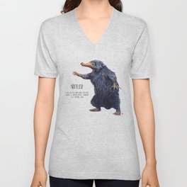 Niffler art Fantastic Beasts V Neck T Shirt