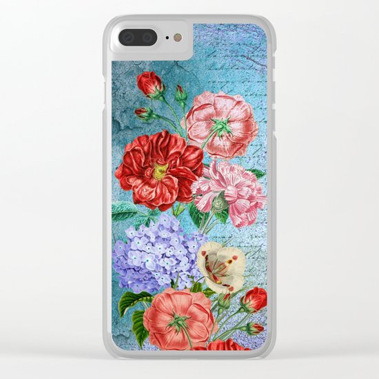 Wall Flowers Clear iPhone Case