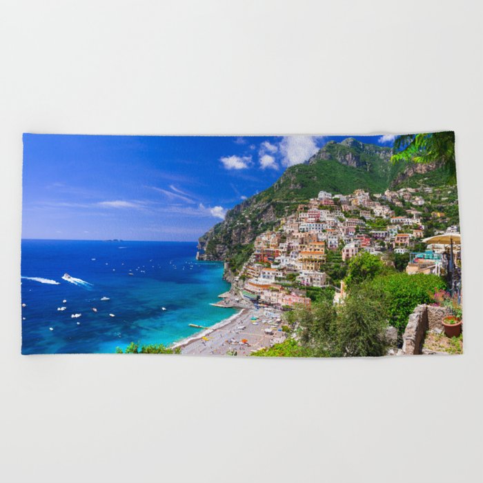 Amalfi Coast, Italy Beach Towel