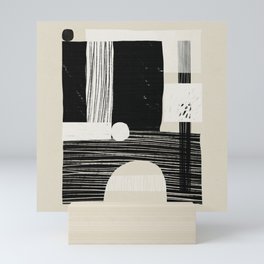 Black & White Layers #2 Mini Art Print