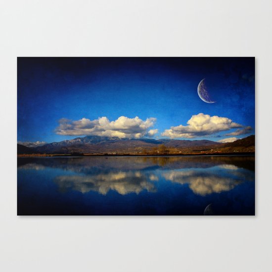 Epic Autumn Blues Canvas Print
