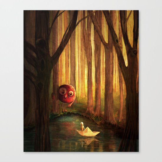 Forest Encounter Canvas Print