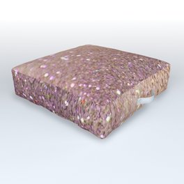 Tan Iridescent Glitter Outdoor Floor Cushion