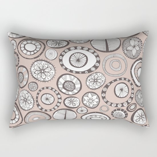 Honolulu hoops clay Rectangular Pillow