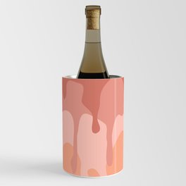 Pink and orange splatters Wine Chiller