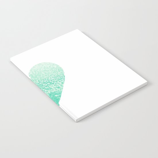SEAFOAM HEART Notebook