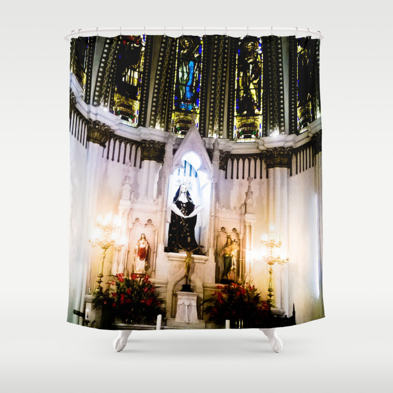 The Shrine Of The Church Shower Curtain By Alejandrasweet Society6
