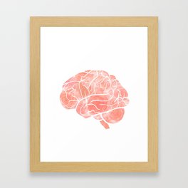roses - brain series Framed Art Print