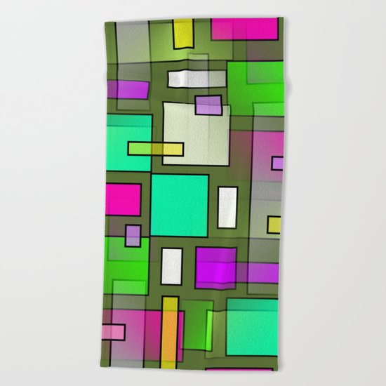 Color Structure Beach Towel