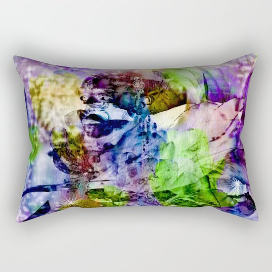 Oriental Dream of Beauty Rectangular Pillow