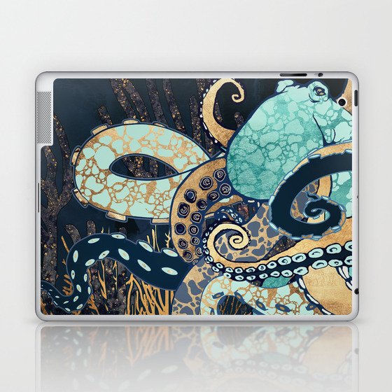 Metallic Octopus II Laptop & iPad Skin