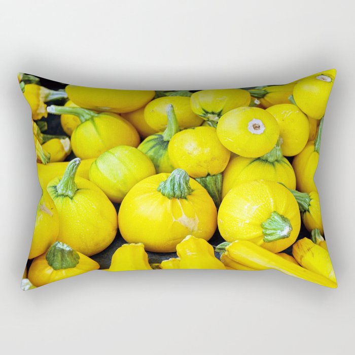 Yellow Vegetables Photo Rectangular Pillow