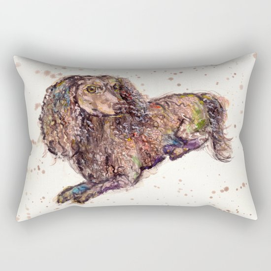 Dachshund Dog Rectangular Pillow