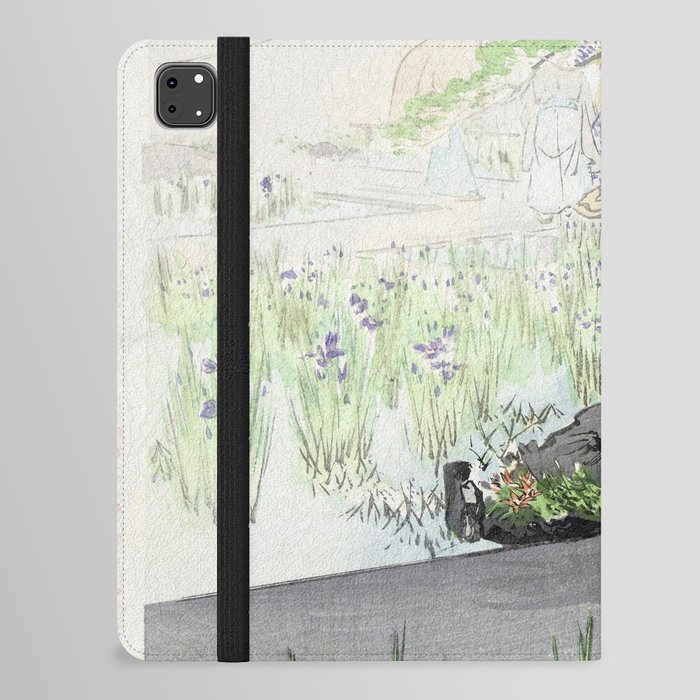 Iris Garden iPad Folio Case