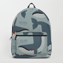 Blue Whale, Wildlife of Antarctica Backpack