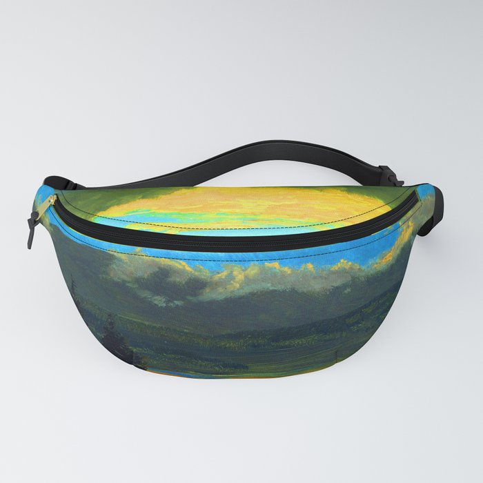 Frederic Edwin Church Sunset Across the Hudson Valley Fanny Pack
