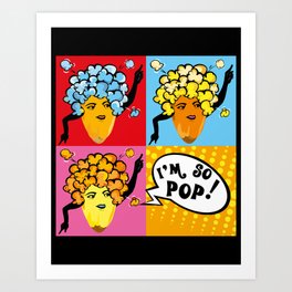 Pop Corn in Pop Art Art Print