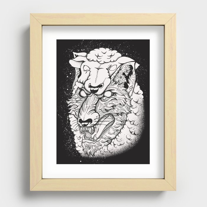 the disguise Recessed Framed Print