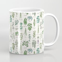 Herbs Collection Pattern Mug