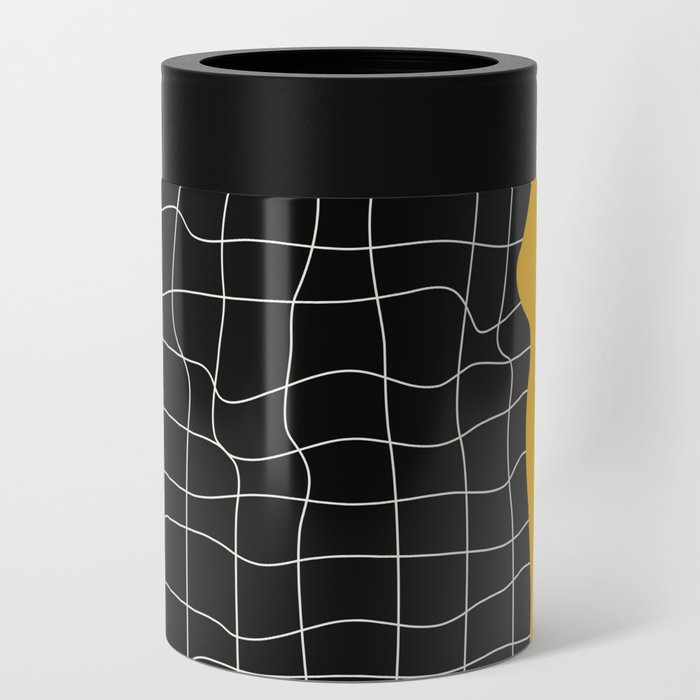 Sunkissed Gold | Warp Grid: Midnight Black Edition Can Cooler