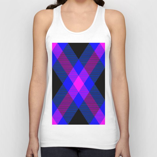 Tartan Pattern 4 Unisex Tank Top