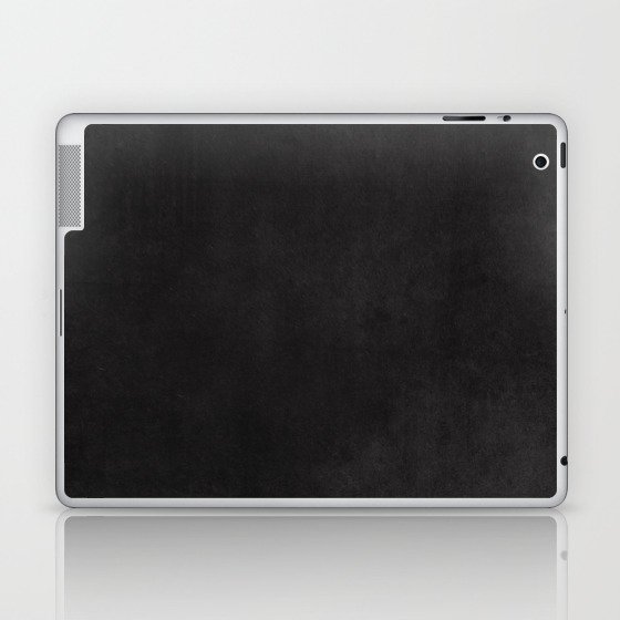 Simple Chalkboard background- black - Autum World Laptop & iPad Skin