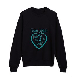 Support for Auntie A. Version 4 Kids Crewneck