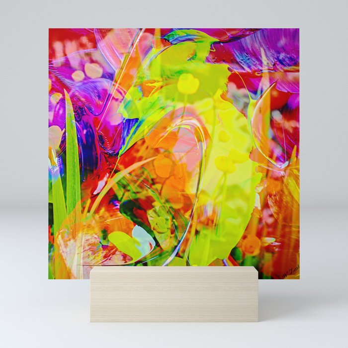 Abstract in Perfection - Flowermagic 6 Mini Art Print