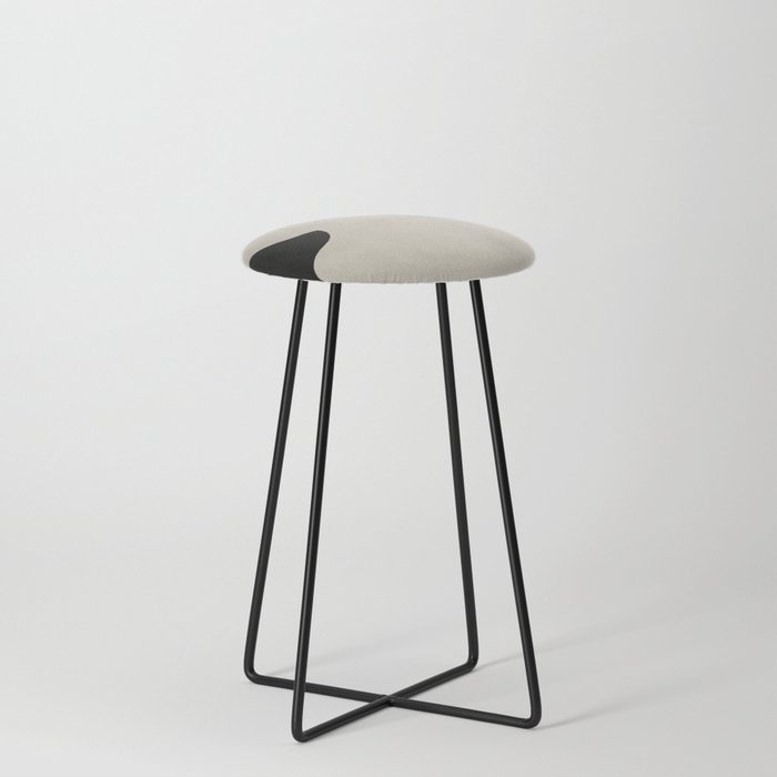 White tooth sculpture abstract Counter Stool
