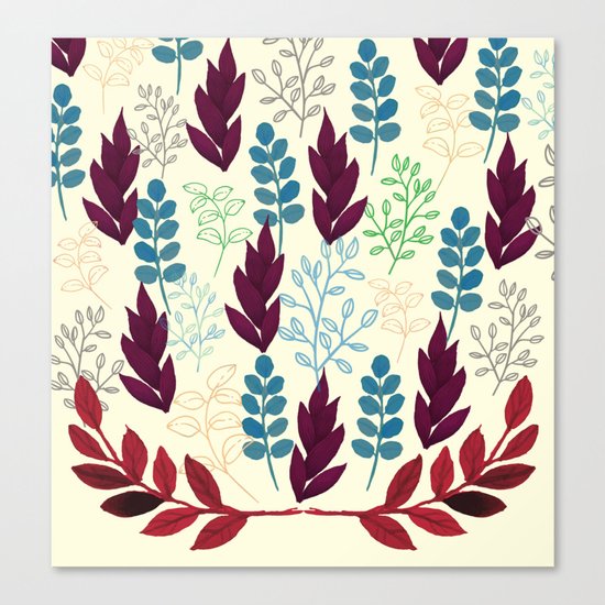 Floral Pattern #5 Canvas Print