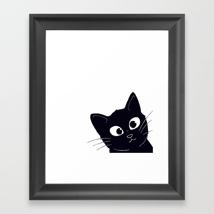 Kitty! Framed Art Print