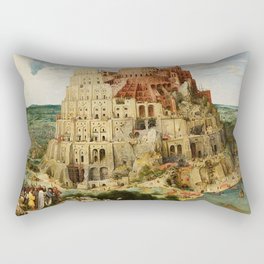 Tower Of Babel Pieter Bruegel The Elder Rectangular Pillow