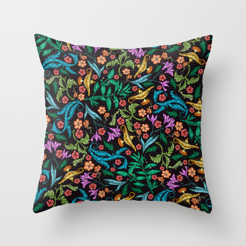asian inspired throw pillows