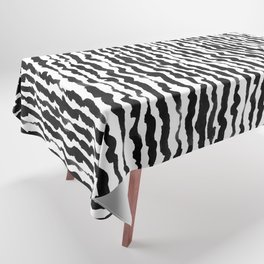 Vertical ink stripes Tablecloth