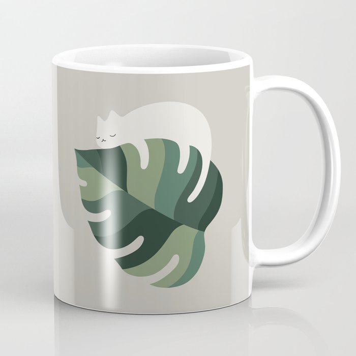 Cat and Plant 10 Coffee Mug