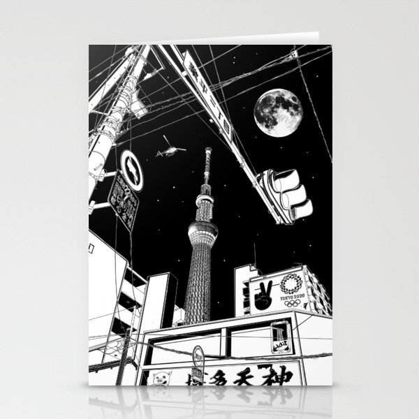 Night in Tokyo 2020 Stationery Cards
