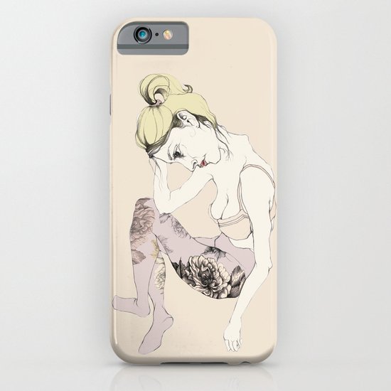 With stockings of flowers iPhone & iPod Case