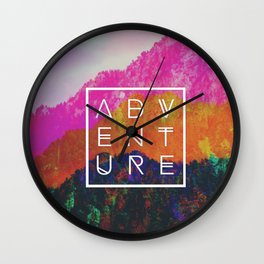 Adventure  Wall Clock | Landscape, Nature, Love, Abstract 