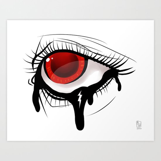 "Lightning Bolt" by Kailyn Boehm Art Print