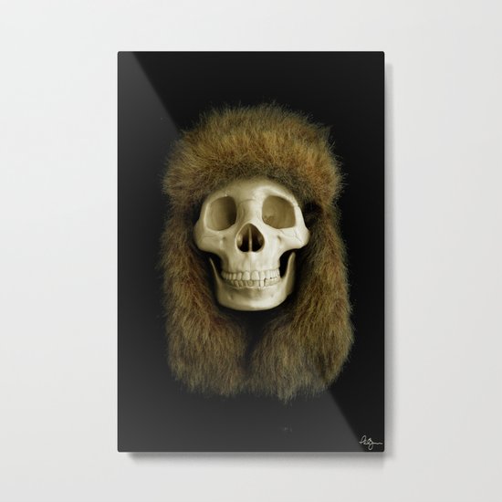 Northern Skull Metal Print