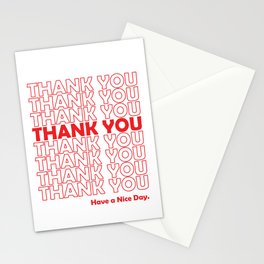Thank you Grocery Bag Stationery Cards