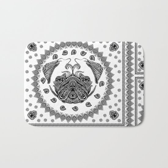 Henna of Pugly Bath Mat