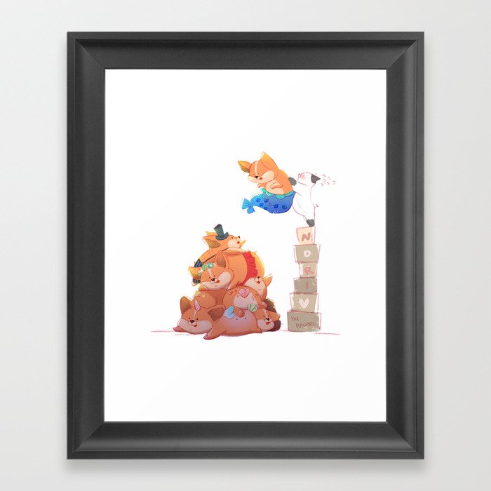 Jenga Framed Art Print