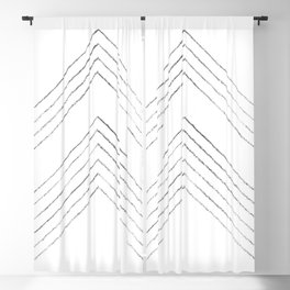 Geometric line art 4 Blackout Curtain